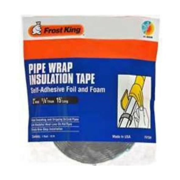 Frost King FV15H Foam & Foil Pipe Wrap Insulation, 2" x 1/8" x 15' Overstock 20047248